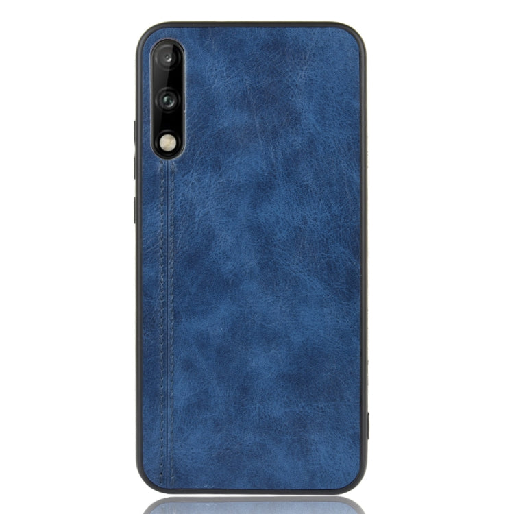 For Huawei Enjoy 10 Shockproof Sewing Cow Pattern Skin PC + PU + TPU Case