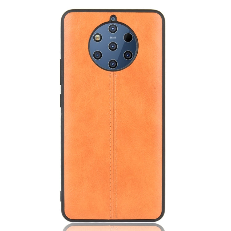 For Nokia 9 PureView Shockproof Sewing Cow Pattern Skin PC + PU + TPU Case