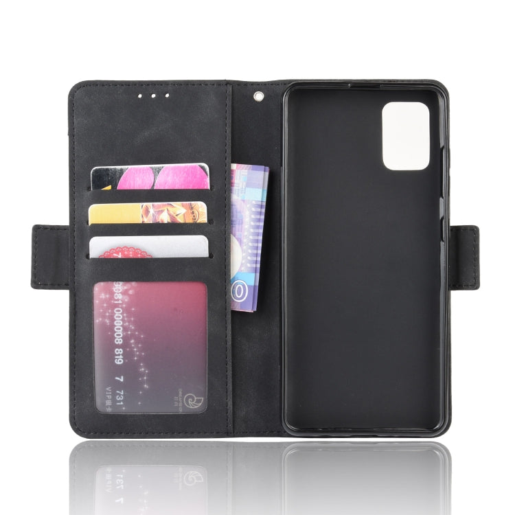 For Galaxy S20+ Wallet Style Skin Feel Calf Pattern Leather Case with Separate Card Slot