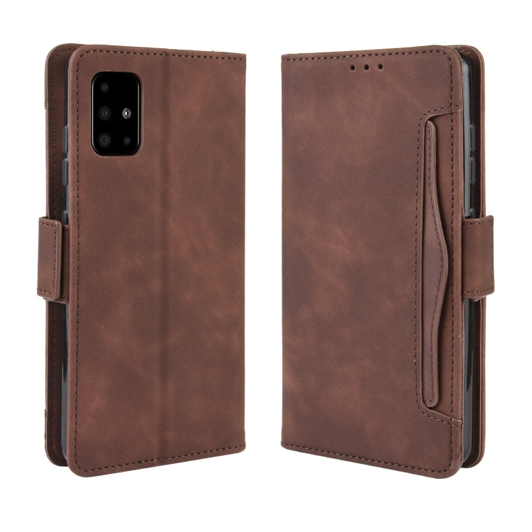 For Galaxy S20+ Wallet Style Skin Feel Calf Pattern Leather Case with Separate Card Slot