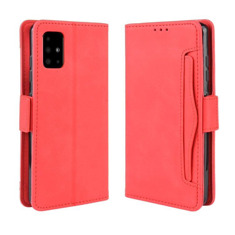 For Galaxy S20+ Wallet Style Skin Feel Calf Pattern Leather Case with Separate Card Slot