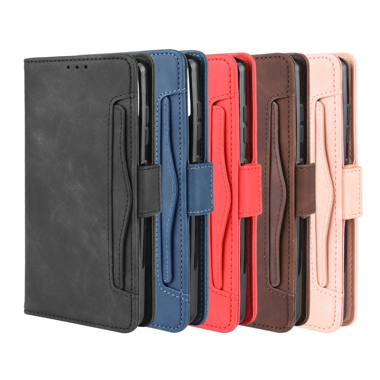 For Galaxy S20+ Wallet Style Skin Feel Calf Pattern Leather Case with Separate Card Slot