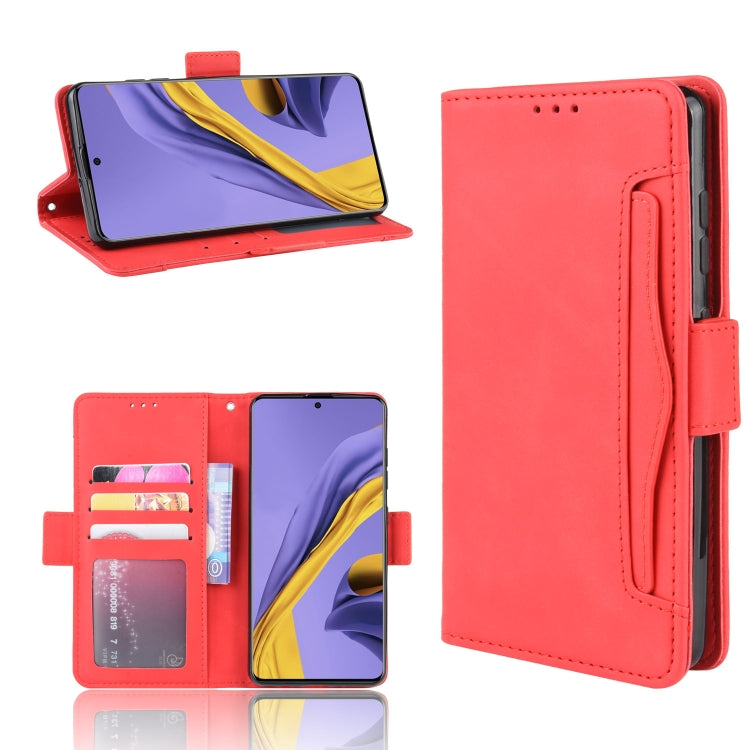 For Galaxy S20+ Wallet Style Skin Feel Calf Pattern Leather Case with Separate Card Slot