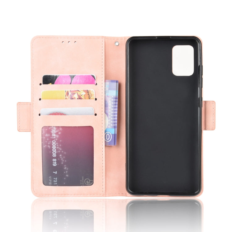 For Galaxy S20+ Wallet Style Skin Feel Calf Pattern Leather Case with Separate Card Slot