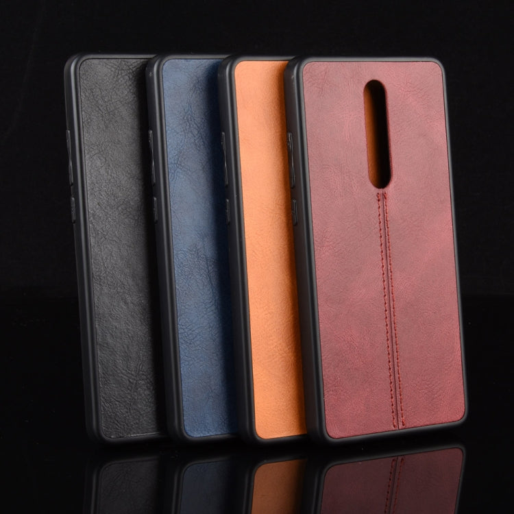 For Xiaomi Redmi K20/k20 Pro Shockproof Sewing Cow Pattern Skin PC + PU + TPU Case