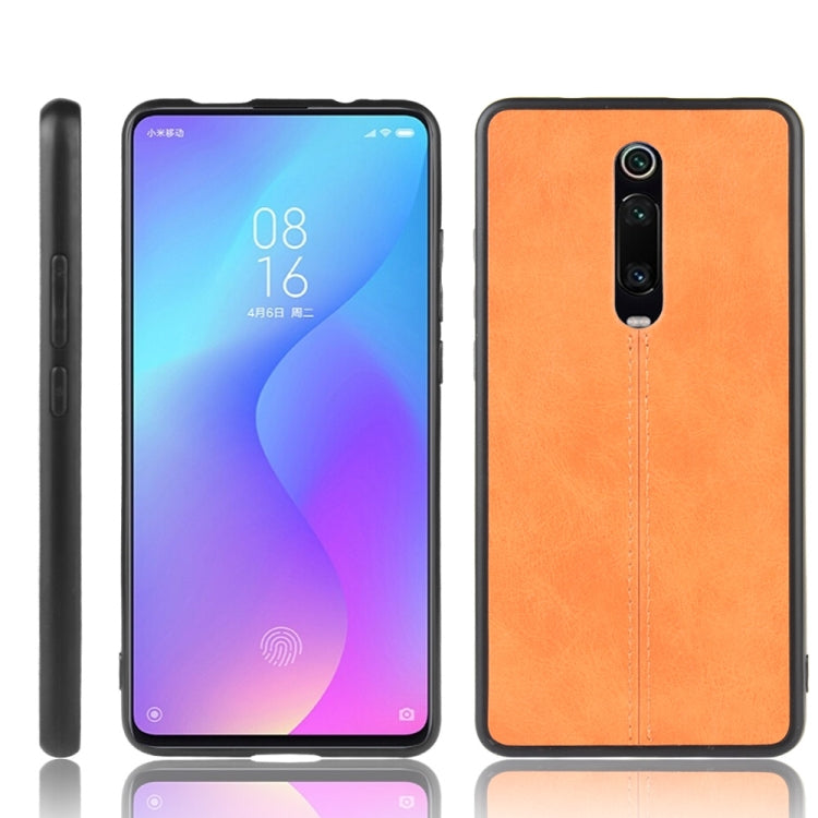 For Xiaomi Redmi K20/k20 Pro Shockproof Sewing Cow Pattern Skin PC + PU + TPU Case