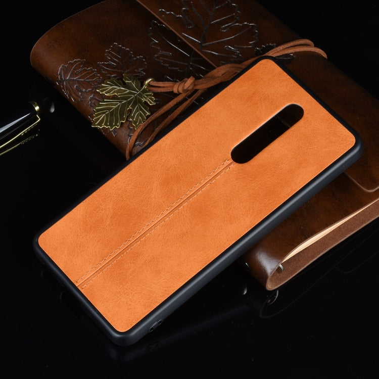 For Xiaomi Redmi K20/k20 Pro Shockproof Sewing Cow Pattern Skin PC + PU + TPU Case