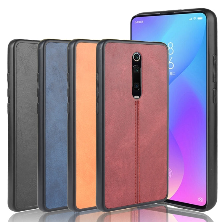 For Xiaomi Redmi K20/k20 Pro Shockproof Sewing Cow Pattern Skin PC + PU + TPU Case