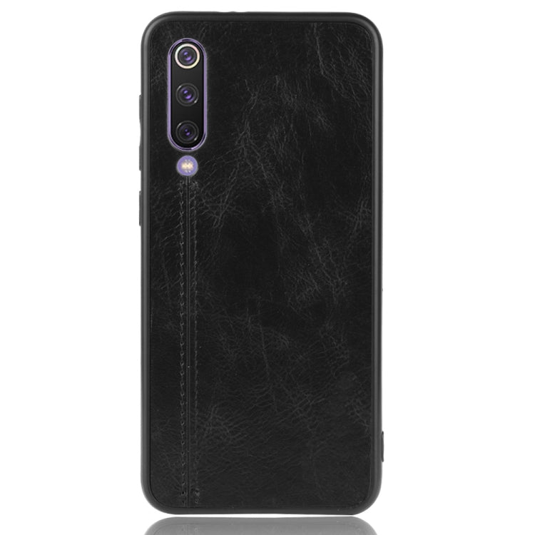 For Xiaomi Mi 9 SE Shockproof Sewing Cow Pattern Skin PC + PU + TPU Case