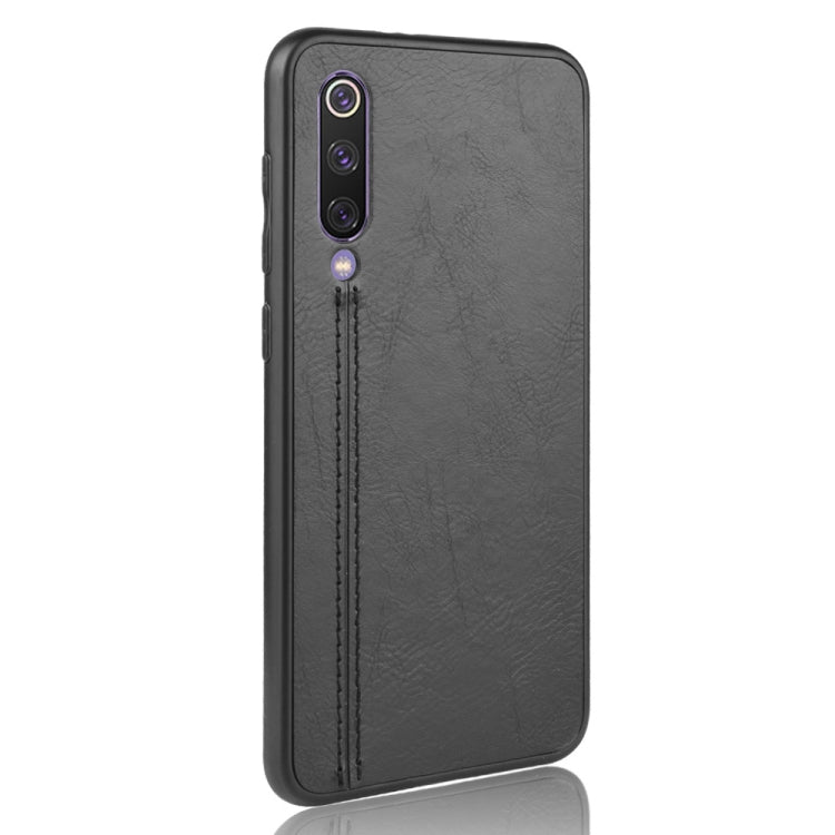 For Xiaomi Mi 9 SE Shockproof Sewing Cow Pattern Skin PC + PU + TPU Case