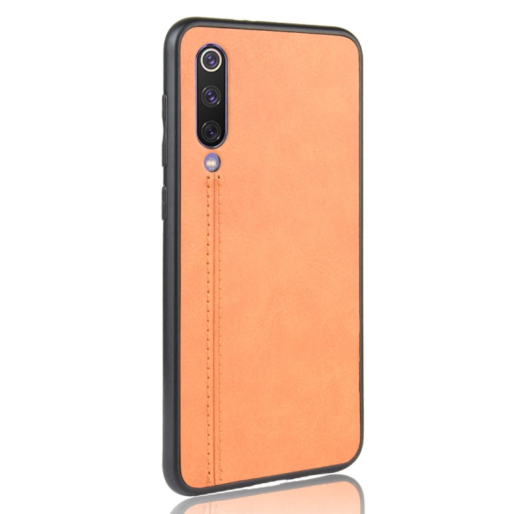 For Xiaomi Mi 9 SE Shockproof Sewing Cow Pattern Skin PC + PU + TPU Case
