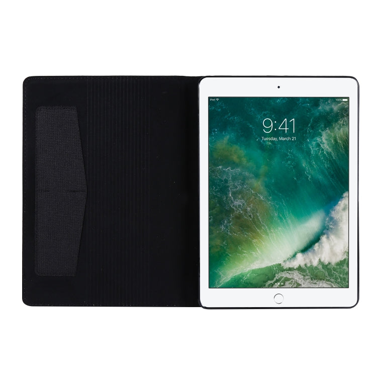 For iPad 10.2 Cloth Style TPU Flat Protective Shell