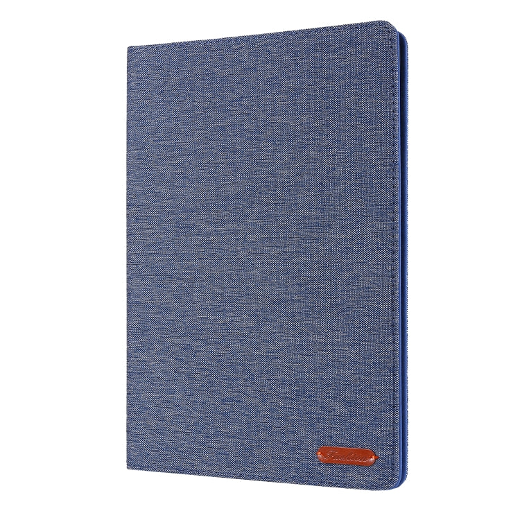 For iPad 10.2 Cloth Style TPU Flat Protective Shell