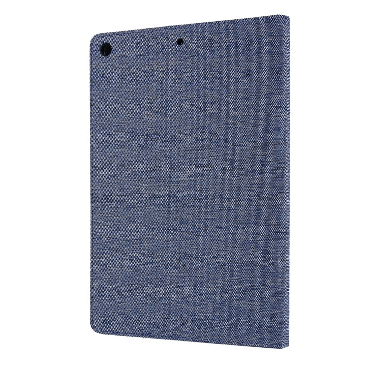 For iPad 10.2 Cloth Style TPU Flat Protective Shell