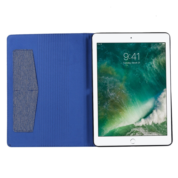 For iPad 10.2 Cloth Style TPU Flat Protective Shell