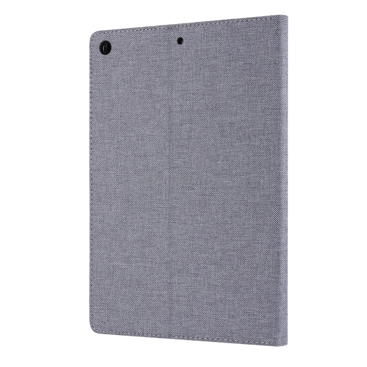 For iPad 10.2 Cloth Style TPU Flat Protective Shell