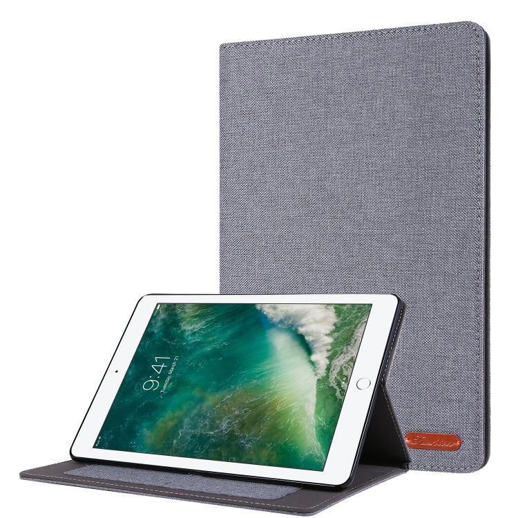 For iPad 10.2 Cloth Style TPU Flat Protective Shell