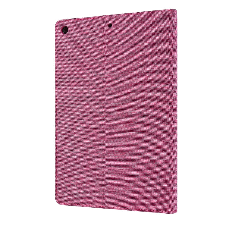 For iPad 10.2 Cloth Style TPU Flat Protective Shell