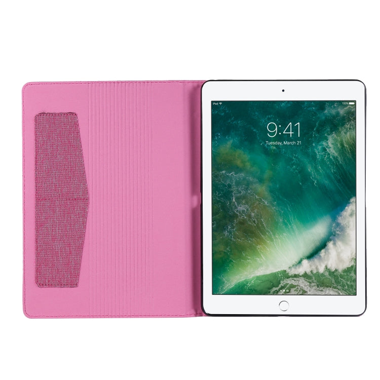 For iPad 10.2 Cloth Style TPU Flat Protective Shell