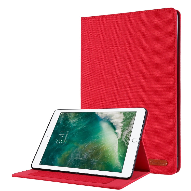For iPad 10.2 Cloth Style TPU Flat Protective Shell