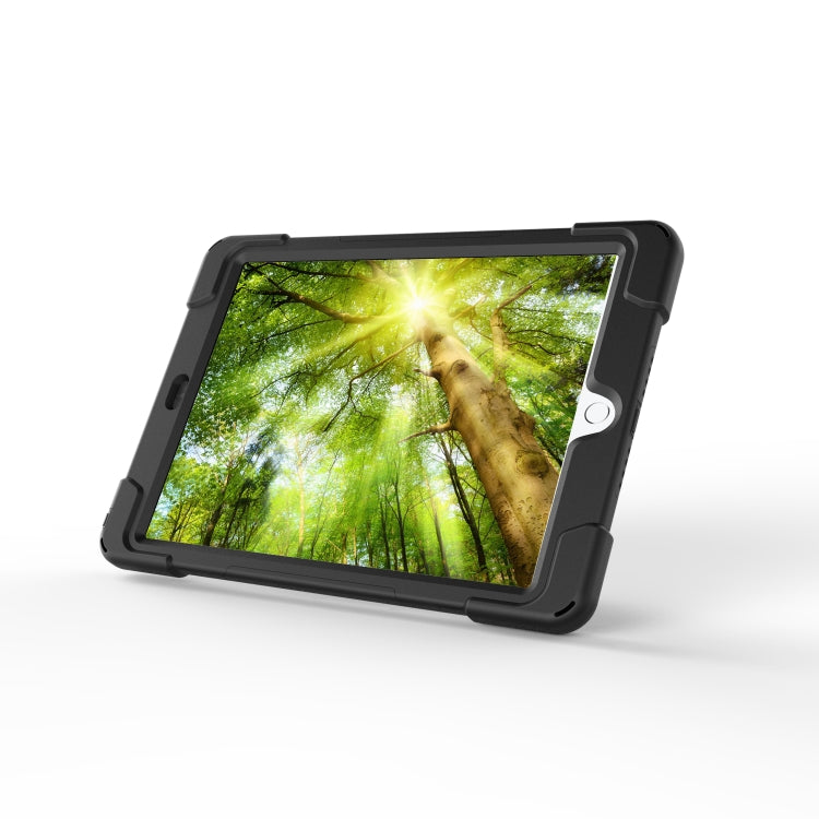 For iPad 10.2 2021 / 2020 / 2019 360 Degree Rotation PC + Silicone Protective Case with Holder & Hand-strap