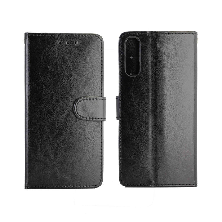 For Galaxy A70S/A70 Crazy Horse Texture Leather Horizontal Flip Protective Case with Holder & Card Slots & Wallet & Photo Frame