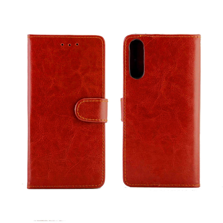 For Galaxy A70S/A70 Crazy Horse Texture Leather Horizontal Flip Protective Case with Holder & Card Slots & Wallet & Photo Frame