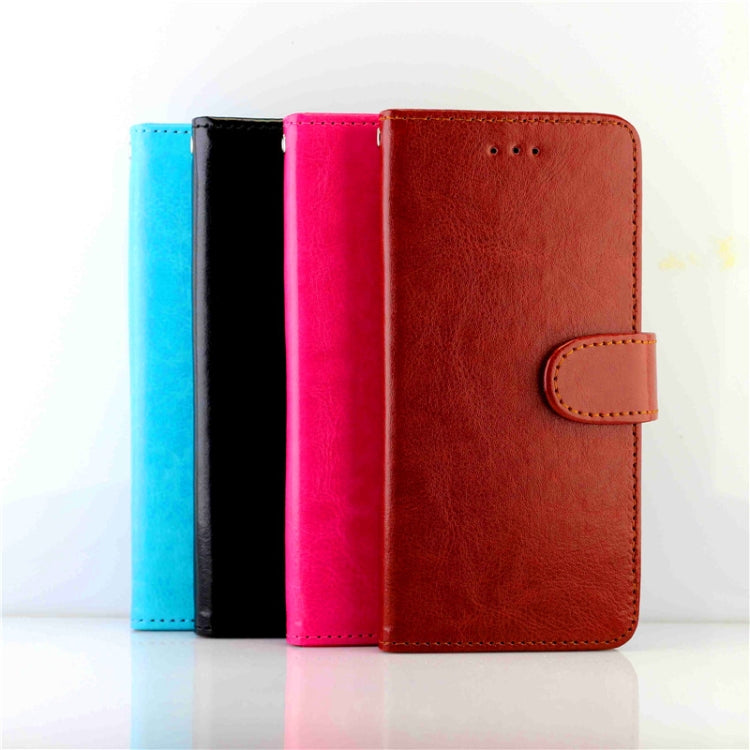 For Galaxy A70S/A70 Crazy Horse Texture Leather Horizontal Flip Protective Case with Holder & Card Slots & Wallet & Photo Frame