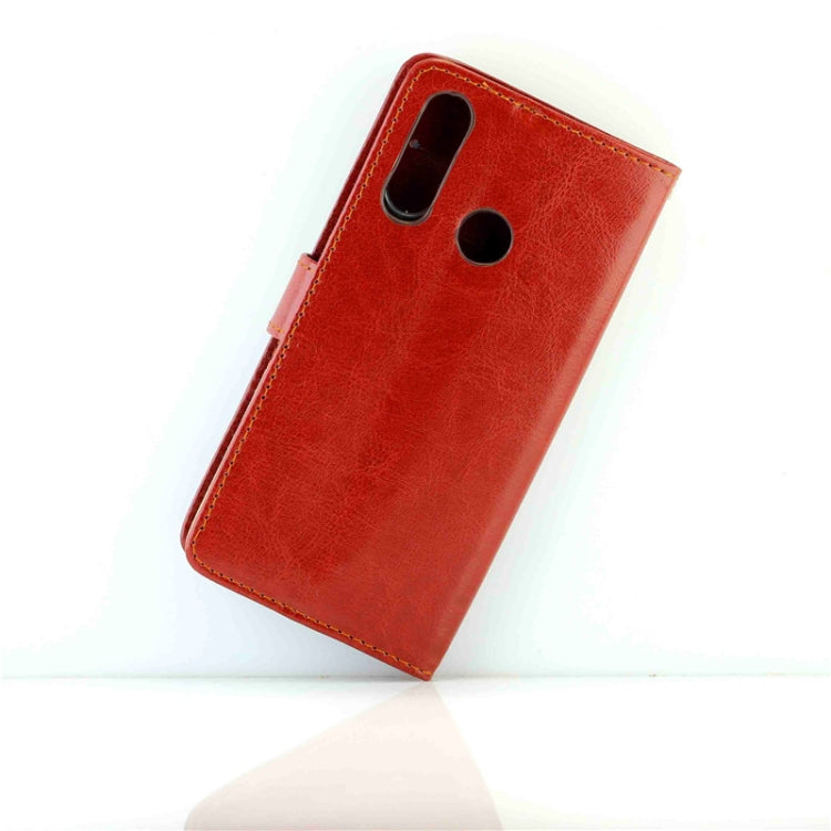 For LG W30 Crazy Horse Texture Leather Horizontal Flip Protective Case with Holder & Card Slots & Wallet & Photo Frame