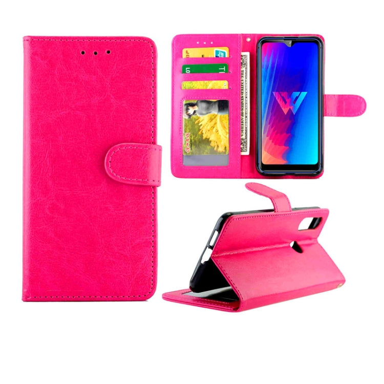 For LG W30 Crazy Horse Texture Leather Horizontal Flip Protective Case with Holder & Card Slots & Wallet & Photo Frame