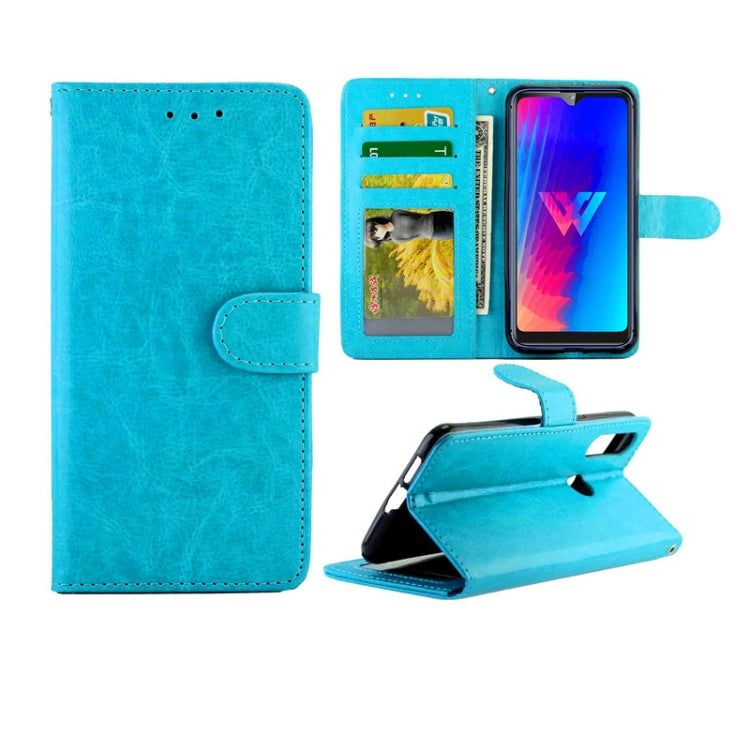 For LG W30 Crazy Horse Texture Leather Horizontal Flip Protective Case with Holder & Card Slots & Wallet & Photo Frame