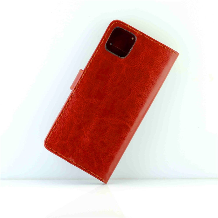 For Google Pixel4 XL Crazy Horse Texture Leather Horizontal Flip Protective Case with Holder & Card Slots & Wallet & Photo Frame