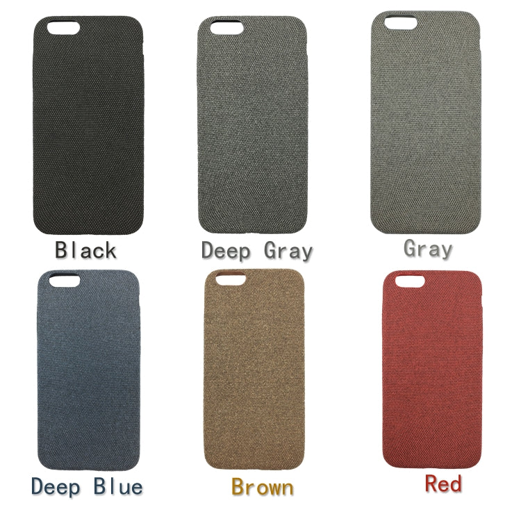 For iPhone 6/6s Fabric Style TPU Protective Shell