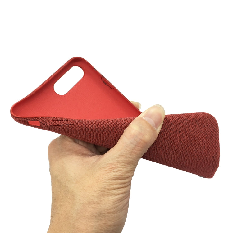 For iPhone 7Plus/8Plus Fabric Style TPU Protective Shell