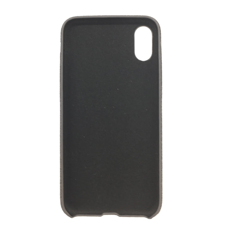 For iPhone X Fabric Style TPU Protective Shell