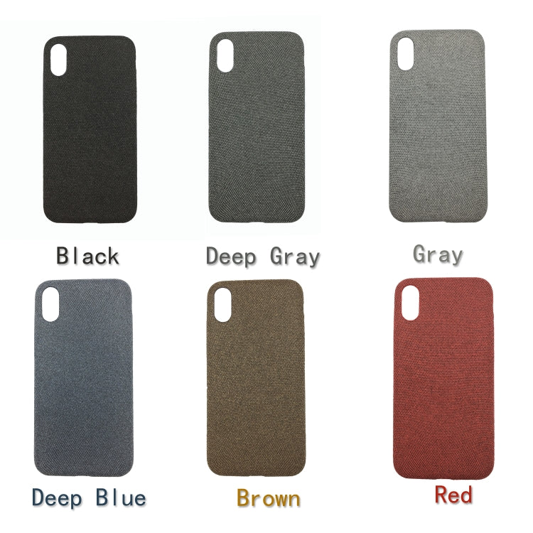 For iPhone X Fabric Style TPU Protective Shell