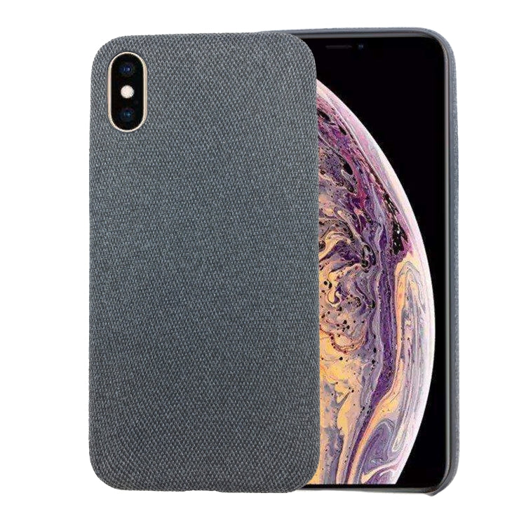 For iPhone XR Fabric Style TPU Protective Shell