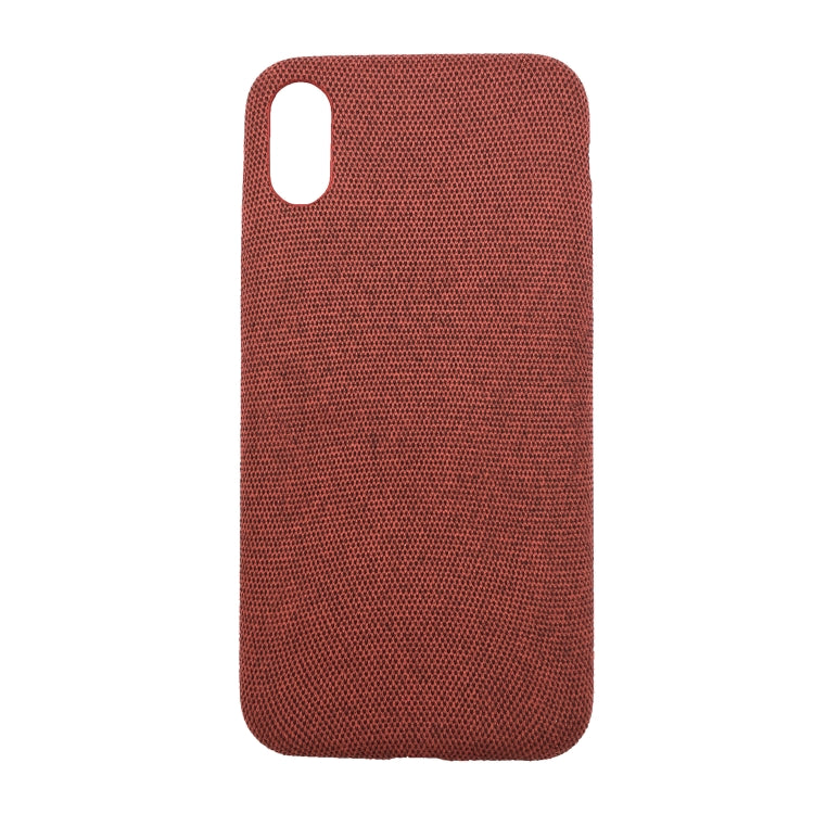 For iPhone XR Fabric Style TPU Protective Shell