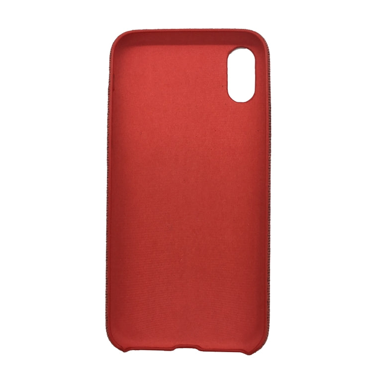 For iPhone XR Fabric Style TPU Protective Shell