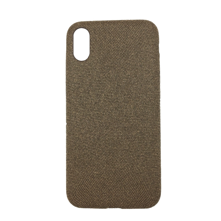 For iPhone XR Fabric Style TPU Protective Shell