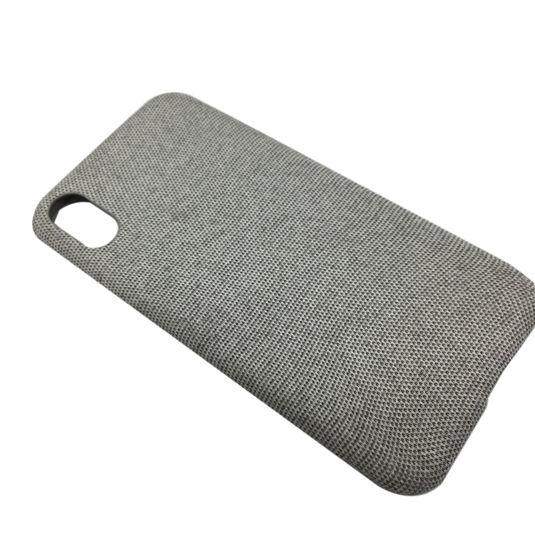 For iPhone XS Fabric Style TPU Protective Shell