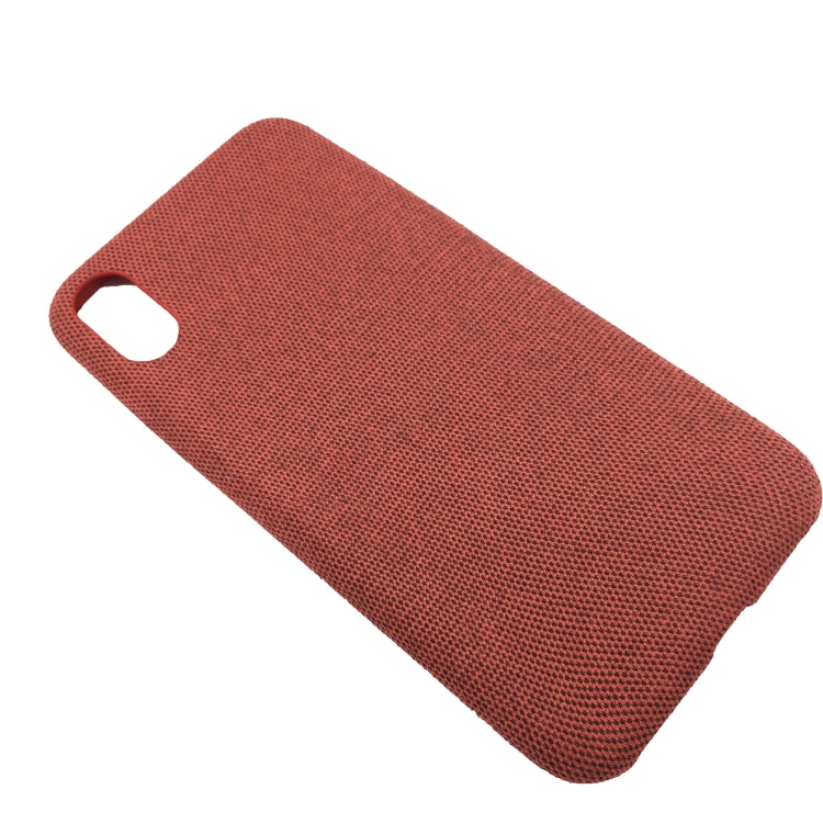 For iPhone XS Fabric Style TPU Protective Shell
