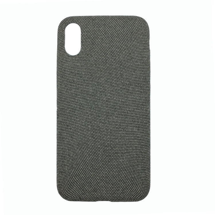 For iPhone XS Max Fabric Style TPU Protective Shell