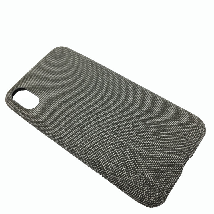For iPhone XS Max Fabric Style TPU Protective Shell