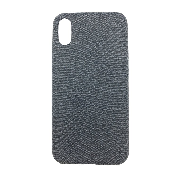 For iPhone XS Max Fabric Style TPU Protective Shell