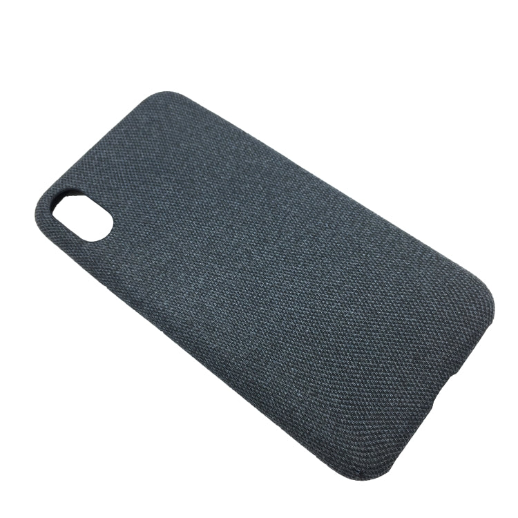 For iPhone XS Max Fabric Style TPU Protective Shell