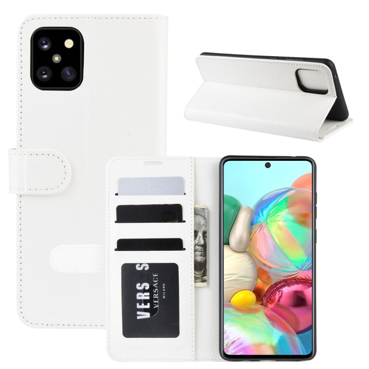 For Galaxy A81 / M60S / Note 10 Lite  R64 Texture Single Horizontal Flip Protective Case with Holder & Card Slots & Wallet& Photo Frame