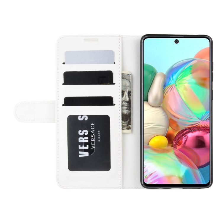 For Galaxy A81 / M60S / Note 10 Lite  R64 Texture Single Horizontal Flip Protective Case with Holder & Card Slots & Wallet& Photo Frame