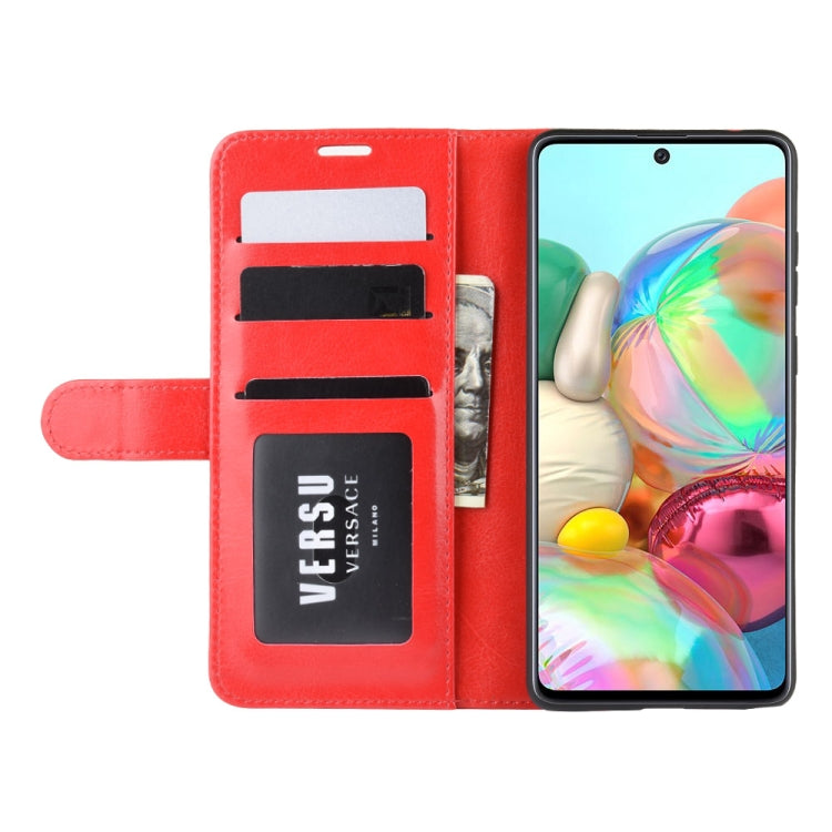 For Galaxy A81 / M60S / Note 10 Lite  R64 Texture Single Horizontal Flip Protective Case with Holder & Card Slots & Wallet& Photo Frame