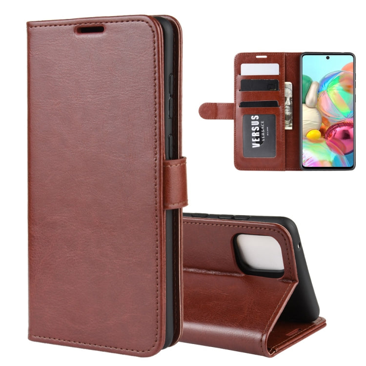 For Galaxy A81 / M60S / Note 10 Lite  R64 Texture Single Horizontal Flip Protective Case with Holder & Card Slots & Wallet& Photo Frame